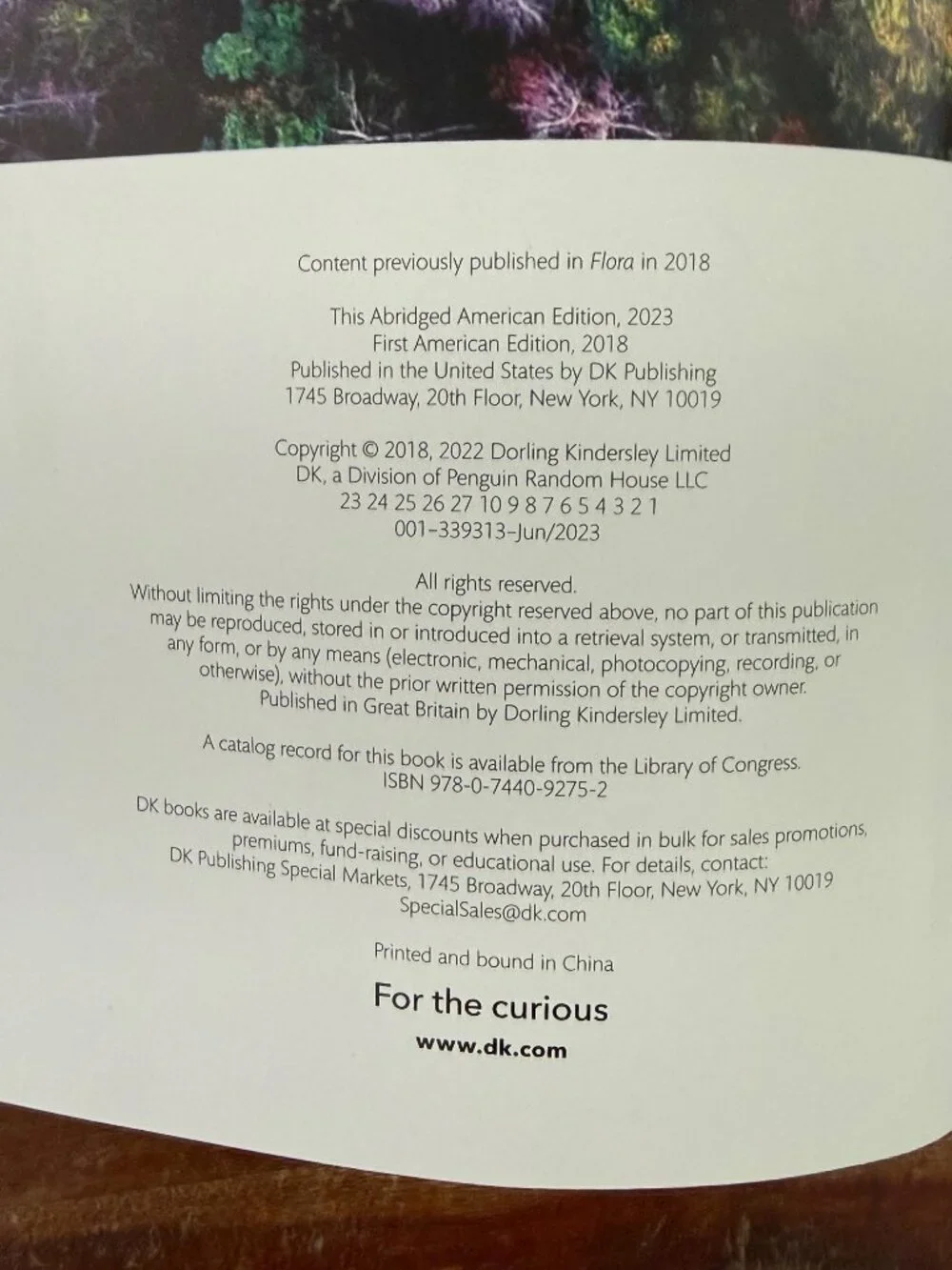 NWOT Smithsonian The Science of Plants Exclusive Edition Hardcover‎ Book